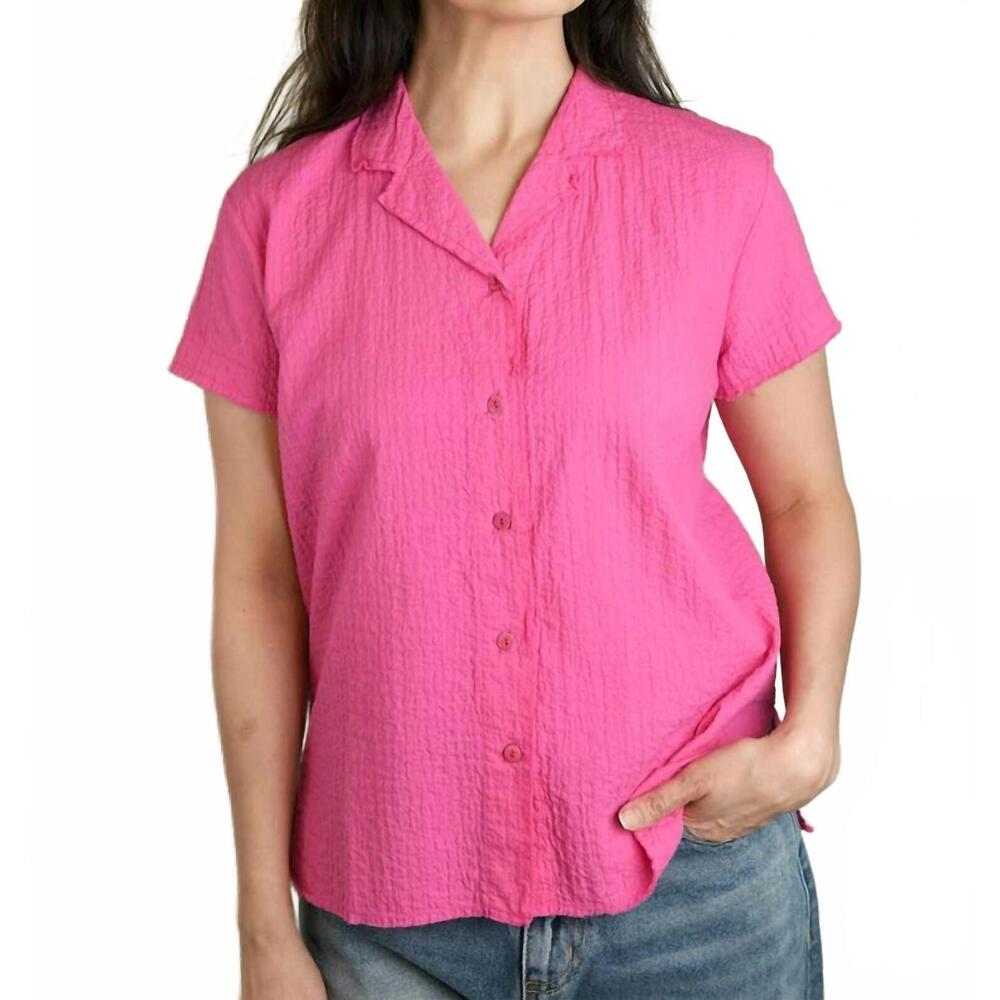 NEW HANNOH WESSEL sharon shirt in fuchsia